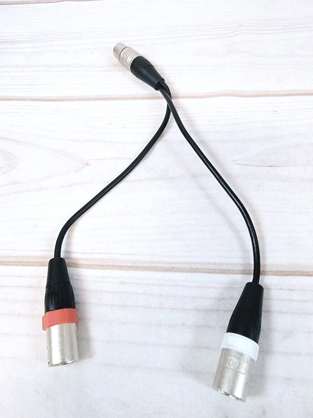 Yongsheng Dual 3 Pin XLR Male to 5 Pin XLR Female DMX Turnaround Adapter Cable